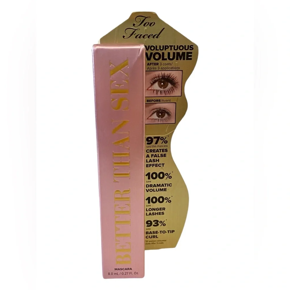 💎 Too Faced Better Than Sex Volumizing & Lengthening Mascara Black Full-Size